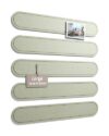 Fluxynara 23" x 4" Felt Bulletin Board,Sage