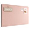 Fluxynara 35.4" x 23.6" Bulletin Board, Pink