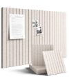 Fluxynara 36" x 24" Large Felt Bulletin Board, Oatmeal