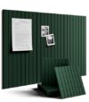 Fluxynara 36" x 24" Large Felt Bulletin Board, Pine Green