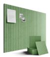 Fluxynara 48" x 36" Large Felt Bulletin Board, Moss Green