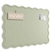 Fluxynara Felt Scalloped Bulletin Board 47.2"x35.4", Sage