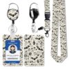 FlyingMage Bat Lanyards for ID Badges, Badges Holder Retractable Reel Clip