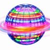 Flying Orb Ball with RGB LED Lights – Rechargeable Hand-Controlled Boomerang Spinner Toy for Indoor & Outdoor Play, Interactive Hover Flying Ball Gift for Kids, Teens & Adults Ages 6+