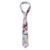 Fngziyoke Bstract Grunge Artwork With Roses Scratches In Old Vintage Style Romantic Memories Theme Men'S Fashion Business Necktie