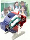 fnotlfue Motor Principle Model, Physics Teaching Instrument Ac/dc Motor Generator Demonstration Kit with Electromagnetic Structure Display for Classroom Learning and Science Experiments