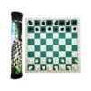 Foldable Chess Set with Storage Tube for Easy Travel,52cmx8cmx8cm