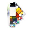 Foldable Fan-Shaped Solid Watercolor Paint Set with Fountain Pen