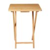 Foldable TV Side Tray Table, Indoor Desk Designed for Compact Living Areas