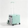 Foldable Utility Cart, Folding Portable Rolling Crate