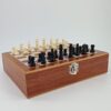 Foldable Wooden Chess Set 3 in 1 Board Games Set Chess