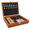 Foldable Wooden Chess Set for Travel Board Games Chess