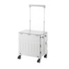 Folding Utility Cart, Portable Rolling Crate