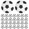 FOMIYES 30pcs Pvc Soccer Ball Pencil Clip Topper Cute Pen Holder Accessory