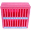 FOMIYES Cell Phone Box with 20 Grid Compartments, Pink Epe Foam Organizer