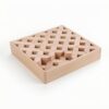 Fonowx Children Acrylic Block Play Board Wooden Sensory Sorting Set Engaging Hands on Geometric Exploration to Build Early Cognitive Development, X-Shape Blocks