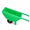 Fonowx Children Play Vehicle Kids Push Cart Toy Handcart Wagon Trolley with Single Wheel and Upright Parking Design for Suitable for Backyard Sandbox playroom, Green