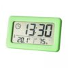 Fonowx Digital Wall Clock Alarm Clock Hygrometer Thermometer Calendar Electronic with Large Arabic Numerals Display and Indoor Temperature