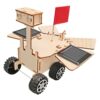 Fonowx DIY Solar Mar Rover Kit Wooden Solar Powered STEM Project Educational Toy Model for Kids Suitable Decoration Study