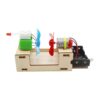 Fonowx Experiment Kit Children Educational Wind Energy Conversion Wood Toy Physics Experiment Kit Student Science Practice Suitable