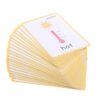 Fonowx First Words Flash Cards Set - Educational Learning Picture & Word - Multi Themes for Choice, Weather