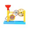 Fonowx Hand Generator Model Manual Generator Kit Hand Cranked Dynamo Model Portable Electricity Generator Learning Toy with PP Material Suitable for