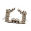 Fonowx Hydraulic Bridge Assembly Wooden Model STEM Experiment Craft Educational Learning Playset Suitable for Home Projects