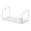 Fonowx Organizer Sink Vanity Organizer, Storage Shelve Punch Storage Shelf Spice Rack Cabinet Basket Organizer for Countertop, S White