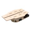 Fonowx Paper Airplane Launcher STEM Educational Toy Science Experiment DIY Kit Handmade Wooden Material Suitable for School Projects Gift Giving
