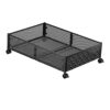 Fonowx Under Bed Storage, Under Bed Shoe Storage Organizer, Rolling Underbed Organization Storage Container with Wheels, for Drawer Dorm, Black