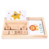 Fonowx Upgraded Animal Classic Card Game, ABC Letters Learning Animal Picture Recognition Card Game for Kids