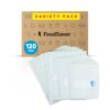 FoodSaver Variety Pack Vacuum Seal Bags, 120 Count Pre-Cut BPA-Free Freezer Bags (20 Pint, 60 Quart, 40 Gallon) for Food Storage, Sous Vide, Meal Prep