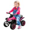 Foot-to-Floor Ride-On ATV for Kids, 4-Wheel Push Along Toy, 18-36 Months