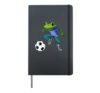 Football Frog Hardcover Journal, Black