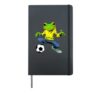 Football Frog Hardcover Journal, Black