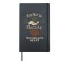 Forest School Teacher Outdoor Nature Educator Wild Learning Hardcover Journal, Black