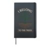Forest Walk Overthinker Mental Reset Gift Idea Hardcover Journal, Black