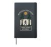 Forest Walk Overthinker Mental Reset Gift Idea Hardcover Journal, Black