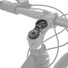 for Garmin Stem Mount - Adjustable Out Front Bike Computer Mount for Wahoo Stem, Road Cycling for Garmin Bike Computer Compatible with Wahoo Elemnt, Bryton, Cateye (Black)