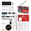 FORIOT DIY FM Radio Soldering Practice Kit, LED Display FM Receiver 87-108MHz Electronics Project with Headphone Jack Automatic Station Search for Practicing Soldering, School Teaching & Hobbyists
