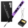 FORIOT USB-C Soldering Iron Kit, Portable Soldering Iron with LED Display | Adjustable Temperature (392-932°F), 12W Type-C Powered Soldering Pen with C210 Tip for Electronics Repair, DIY PCB Soldering