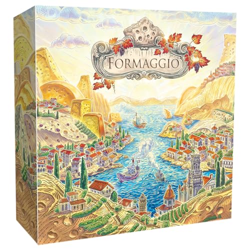 Formaggio Board Game (Standard Edition) - The Italian Cheesemaking Euro Strategy Game, Worker-Placement, Family Fun for Kids & Adults, Ages 14+, 1-4 Players, 40 Min Playtime by R2i Games