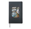 For Me A Coffee And Sea Seagull Coastal Child Shirt Hardcover Journal, Black