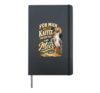 For Me A Coffee And Sea Seagull Coastal Child Shirt Hardcover Journal, Black