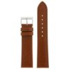 For Watch Band Leather Black Brown Light Brown Non Padded Strap 12-22