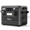 FOSSiBOT F2400 Solar Generator, 2400W 2048Wh, Black for RV