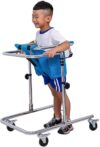 Four-Wheeled Walker for Children, Cerebral Palsy Assistive Walking Aids, Children's Rehabilitation Training Aid, Suitable for Height 80-120 Cm,A