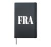 FRA Frankfurt Germany Airport Code Travel Design Hardcover Journal, Black