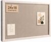 Framed Felt Bulletin Board 24x18 Home Office Wall Pin Board