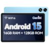 Frameflow Tablet 10 inch, Android 15 Tablet, Blue
